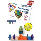 TOYFEST Magnescape Magnetic Tiles Mıknatıslı 3D Yapı Oyuncağı - 20 Parça