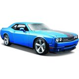 Toyfest Maisto 1 24 Dodge Challenger SRT8 Mavi Diecast Metal Araba Modeli Özel Koleksiyon Oyuncak
