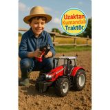 Toyfest Maisto Massey Ferguson 5S.145 Uzaktan Kumandalı Işıklı Traktör - Renkli