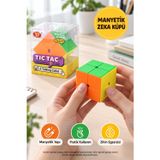 Toyfest Manyetik Zeka Küpü Tic Tac 2X2X2 Şekil Değiştiren Eğitici Akıl ve Mantık Oyunu