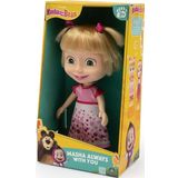 Toyfest Masha & Koca Ayı Kıyafetleri Değiştirilebilen Masha Bebek Doğum Günü Bebeği - 23 Cm - Model 2