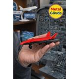 Toyfest Metal Gövdeli Matchbox Sky Busters MBX Hypersonic Jet Dayanıklı Koleksiyonluk Uçak Modeli