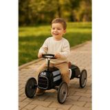 Toyfest Metal Gövdeli Siyah Vintage Klasik Araba Çocuk Sürüş Oyuncağı Pedalsız Minik Araba