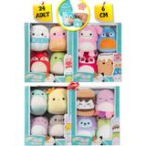 Toyfest Micromallows Squishmallows Mini Yumuşak Peluş Oyuncak 16 lı Figür Seti - 6 CM