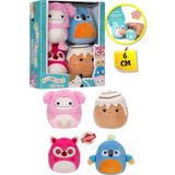 Toyfest Micromallows Squishmallows Mini Yumuşak Peluş Oyuncak 4 Lü Figür Seti - 6 Cm - Model - 2