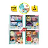 Toyfest Micromallows Squishmallows Mini Yumuşak Peluş Oyuncak 8 Figür + 8 Aksesuar Figür Seti - 6 CM
