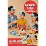 Toyfest Mini Acaba Kimim? Aile Oyunu – Türkçe Ingilizce Zeka ve Ifade Geliştiren Kartlı Eğlence Seti - Renkli
