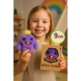 Toyfest Mini Koleksiyonluk Zuru Fuggler Baby Fuggs Komik Çirkin Peluş Oyuncak Mr Needles Mor 9cm