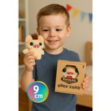 TOYFEST Mini Koleksiyonluk ZURU Fuggler Baby Fuggs Komik Çirkin Peluş Oyuncak Screech Krem 9cm