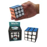 TOYFEST Moyu 3X3 Küp Stickerlı Küp Hızlı Rübik Zeka Sabır Küpü