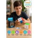 TOYFEST Moyu 4x4 Zeka Küpü MeiLong Cubing Stickerless Hız Küpü Speed Cube Akıl Oyunu 5,9 x 5,9 x 5,9 cm