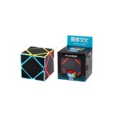 TOYFEST Moyu Fiber Karbon Skewb Küp Hızlı Rübik Zeka Sabır Küpü