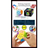 Toyfest Moyu Megaminx Magnetic Cube - Mıknatıslı Stickersız Akıl Zeka Rübik Küp