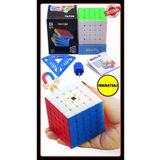 TOYFEST Moyu Meilong 5x5 Magnetic Cube 5M Mıknatıslı Standlı Tornavidalı Stickersız Akıl Zeka Küp