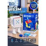 Toyfest Moyu Mfjs RS3M V5 3x3 Manyetik Hız Küpü Robot Standlı Çift Ayarlı Profesyonel Speed Cube