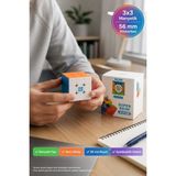 Toyfest Moyu Super RS3M 3x3 Manyetik Hız Küpü Stickerless 9 Kademeli Ayarlanabilir Speed Cube MF8828 5,6 cm