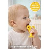 Toyfest Muz Şekilli Silikon Diş Kaşıyıcı – BPA’sız Bebek Diş Çıkarma Oyuncağı, Yumuşak Diş Eti Masajı