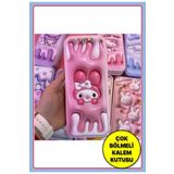 TOYFEST My Melody Figürlü Çok Bölmeli Plastik Kalemlik Kalem Kutusu