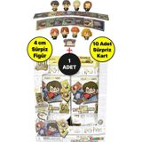TOYFEST Ooshies Harry Potter Sürpriz Figür Ve Koleksiyon Kartları - 4 Cm Figür 10 Adet Kart