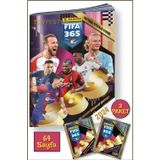 TOYFEST Panini Fifa 365 2024 Futbolcu Stickers Kartları Albümü Dergisi + 2 Paket ( 10 Stickers )