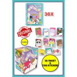 Toyfest Panini Squishmallows Sticker Çıkartma - 36 Paket ( 180 Adet Sticker )