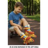 Toyfest Paw Patrol 3 Tekerlekli Paten - 29-32 Arası Ayak Numarası İçin Uygun Çok Renkli Tasarım - ÇokRenkli