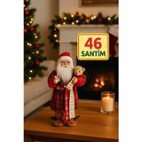 Toyfest Pijamali Noel Baba Dekoratif Biblo 46 Cm Yilbasi Süsü Ev Ofis Icın Şık Yeni Model