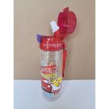 Toyfest Pipetli Suluk Matara Kilit Kapaklı Speed Master Car Hızlı Araba Temalı 500 ml - Renkli