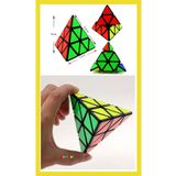 TOYFEST Piramit Üçgen Zeka Küpü Akıl Küpü Rübik Küp