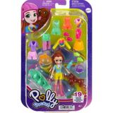 Toyfest Polly Pocket Fashion Pack - Evcil Hayvanlı Aksesuarlı Moda Kombin Eğlencesi Oyun Seti - Yeşil - Karışık
