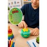 Toyfest Press Spin Ball Topaç Bas Çevir Stres Topu 360° Dönen Fidget Oyuncak Yeşil El Parmak Oyuncağı