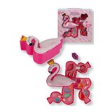 Toyfest Pretty Pinky Flamingo Şekilli 3 Katlı Makyaj Güzellik Seti S00002599