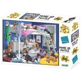 Toyfest Prime 3D Giordano Yatak Odası Kedileri Puzzle 300 Parça