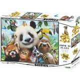 Toyfest Prime 3D - Hayvanat Bahçesi Selfie 500 Parça Yetişkin Puzzle