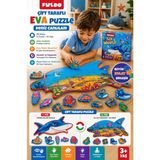 Toyfest Puedo Deniz Canlıları Eva Çift Taraflı Puzzle 35 Parça 3D Eğitici Oyuncak 3+ Yaş