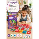 Toyfest Puedo Memory Hayvanlar Eşleştirme Oyunu 36 Parça Eva Hafıza Oyunu 3+ Eğitici Kart Oyunu