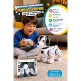 Toyfest Rc Robot Köpek 9872 Işıklı Sesli Eğitici Uzaktan Kumandalı Pilli Oyuncak Çocuk Oyuncağı