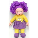 Toyfest Rengarenk Sevim Bez Bebek 30 Cm