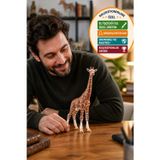 Toyfest Schleich El İşçiligi Dişi Zürafa Figürü Wild Life Koleksiyon Eğitici Oyuncak 17 CM