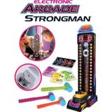 Toyfest Sesli Elektronik Strongman Çekiç Oyunu 50 cm - 4 Modlu, Skor Göstergeli, 3 Çekiçli Arcade