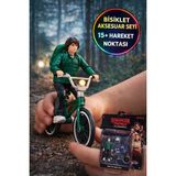 Toyfest Stranger Things Mike Wheeler Bisikletli Figür 10 cm Aksiyon Koleksiyon Oyuncak