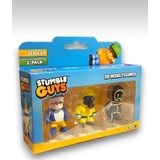 TOYFEST Stumble Guys Seri 1 - 3D Mini 3 lü Figür Seti - 3 ADET Hatshepsut Anubis Krom Goldheart - 5 cm