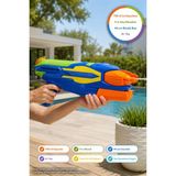 Toyfest Su Tabancası Trident 700 ml Hazneli 9 m Menzilli Büyük Boy Çocuk Su Atan Yaz Oyuncağı 4+ Yaş 44 cm