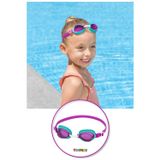 TOYFEST Swimmer UV Korumalı Deniz Havuz Çocuk Yüzücü Gözlüğü Gözlük - Mor - (3 - 6 Yaş Arası)