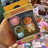 Toyfest Sylvanian Families Toy Poodle Baby Figür Şapka ve Çanta Seti Koleksiyon Oyuncak