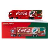 Toyfest Tarmac Works 1/64 Mitsubishi Fuso Super Great Coca-Cola Santa Truck