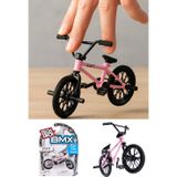 TOYFEST Tech Deck BMX Bisikleti Cult Pembe Gerçek Metal Çerçeve Parmak Bisiklet Oyuncak Model 12