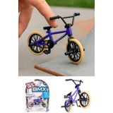 TOYFEST Tech Deck BMX Bisikleti Wethepeople Mor Gerçek Metal Çerçeve Parmak Bisiklet Oyuncak Model 12