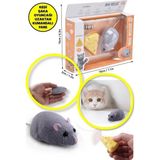 Toyfest Uzaktan Kumandalı Pilli Fare Çocuk Yetişkin Evcil Hayvan Şaka Oyuncağı - Beyaz