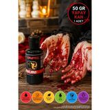 TOYFEST Yapay Kan 50 Gr Halloween Cadılar Bayramı Dracula Vampir Makyaj Parti Kostüm Efekti 1 Adet